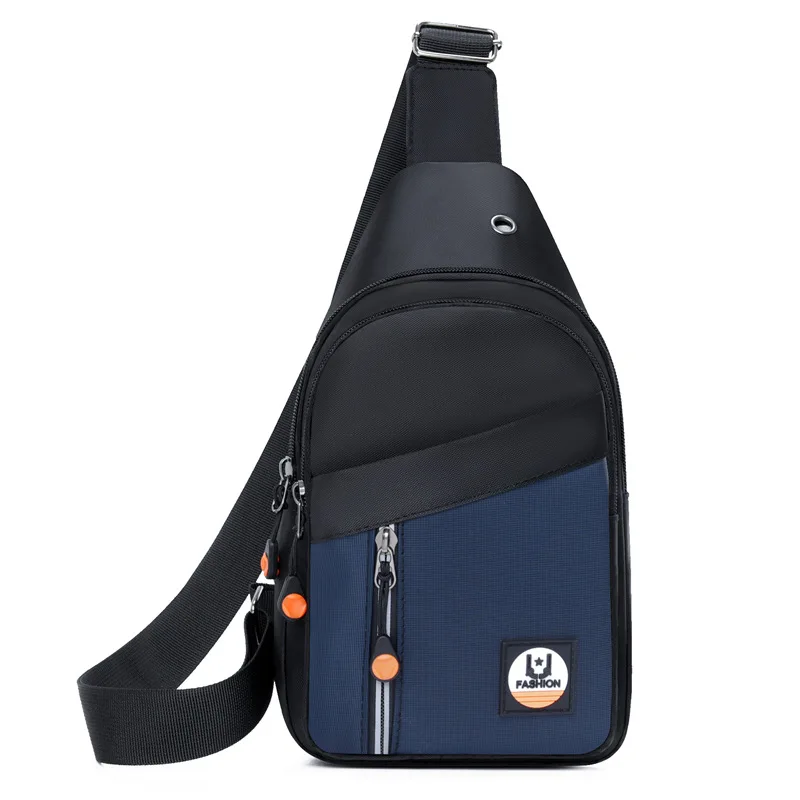 Men's Korean version of the multi-layer pockets shoulder crossbody bag new tide with outdoor sports backpack fashion chest bags