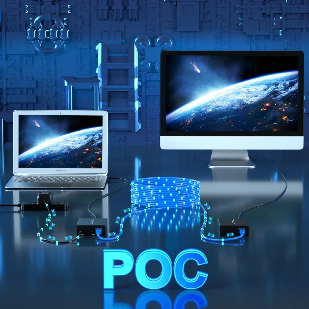 USB HDMI KVM Extender 60M /120M Over Cat5/6 E1080P  Compatible With Most Operating Systems Windows 2000/XP/Vista/7/8/8.1/10 Mac