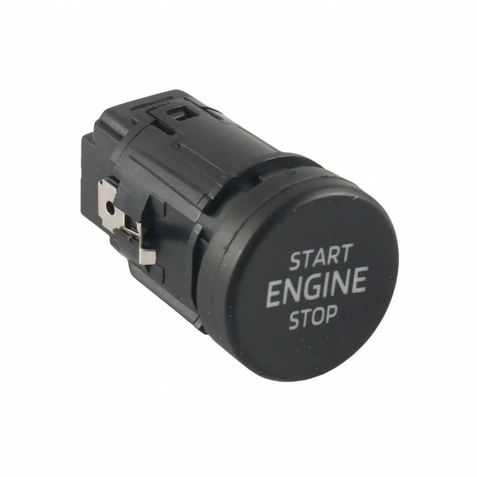 Keyless Engine Start Stop Button Replacement for European Vehicles ABS Car Ignition Switch Push Button Compatible 5E0905217