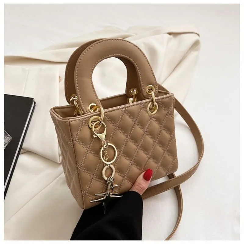 Small Artificial Leather Handbags for Women Luxury Designer Bag Single Shoulder Crossbody Bag Female Tote Bag for Daily