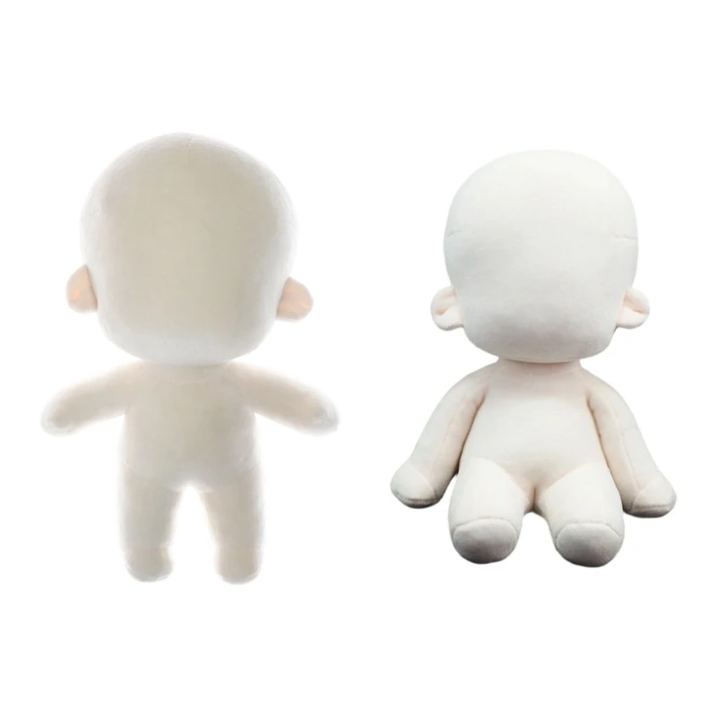 

20Cm Neutral Cotton Doll Body Customizable Craft Doll Project Crafting Essensial 15UB