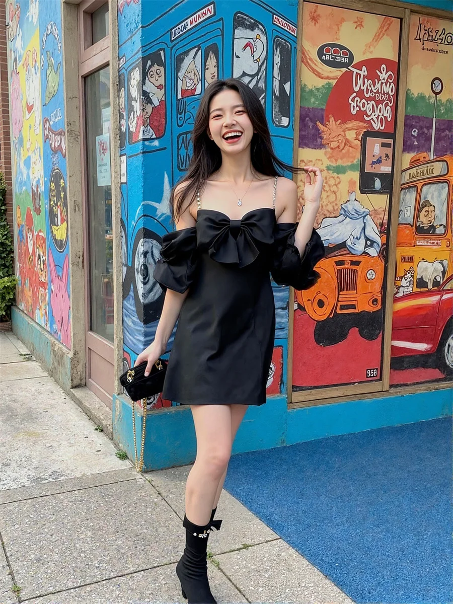 Robe femme anniversaire femme Spaghetti sangle mince été fête Cocktail soirée réception bal dîner Banquet soirée célébration