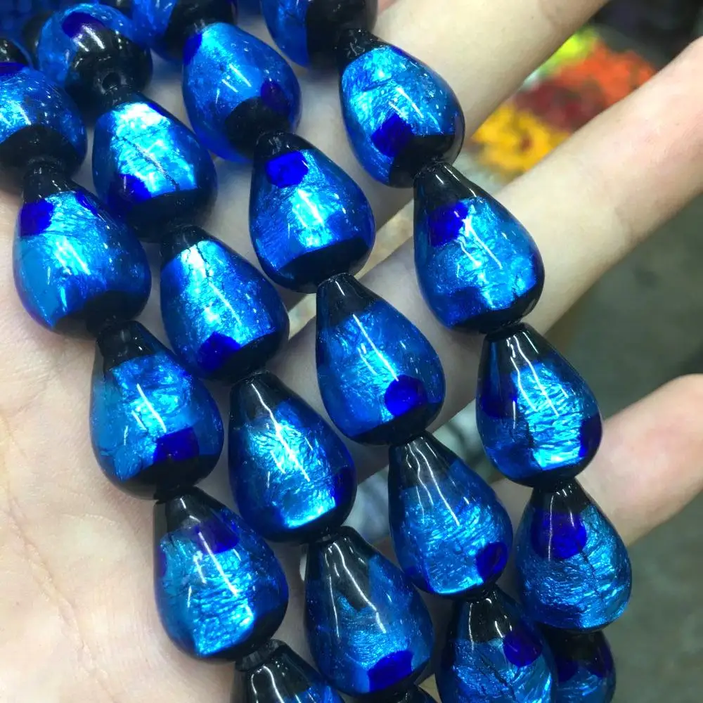 10pcs Glass Multicolor Tear Bead Cute Japanese Style Lampwork Loose Beads For Jewelry Making DIY Bracelet Necklace Accessroeis