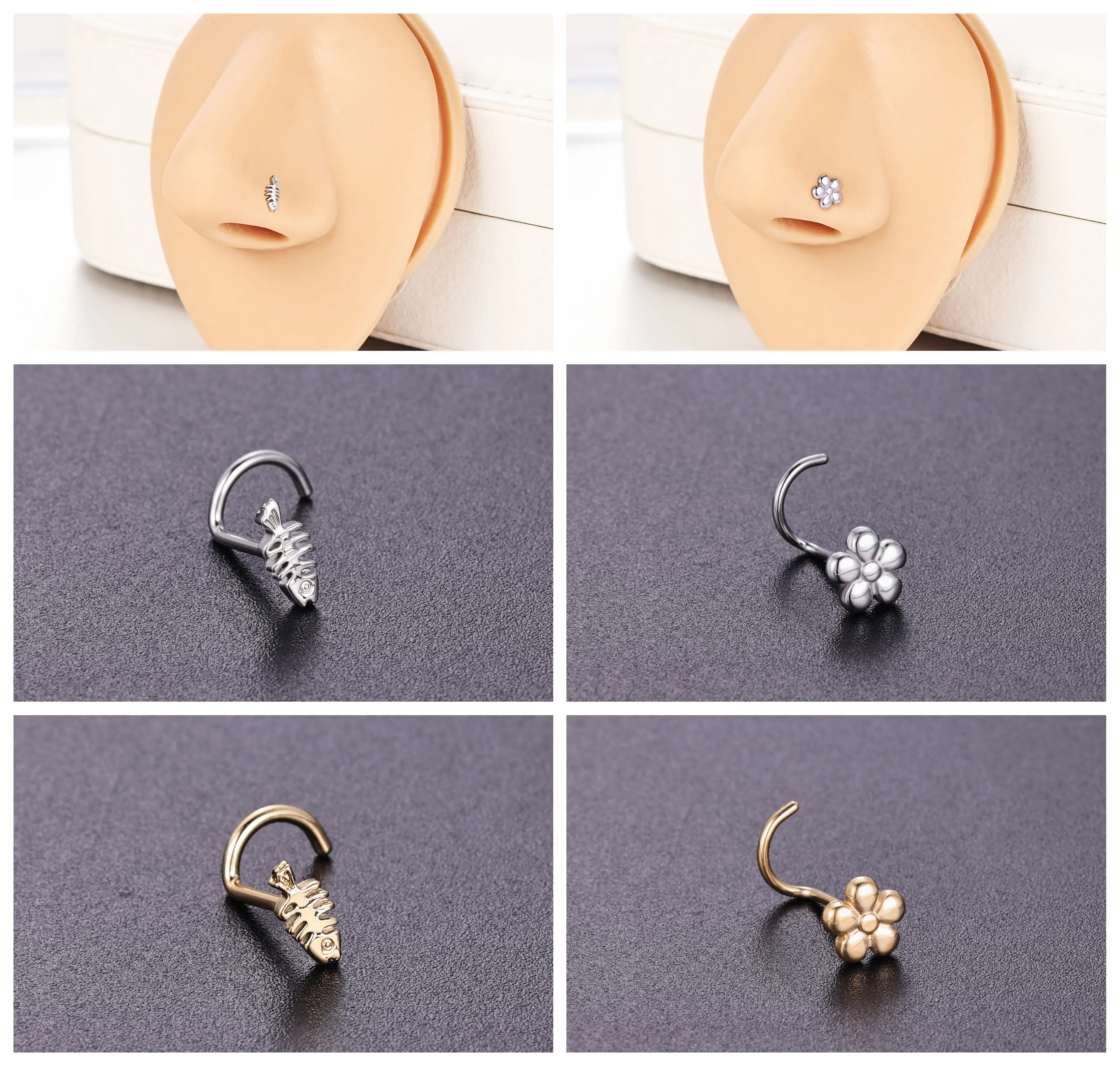 ZS 1 Adet Altın Rengi 316L Pas - Zs Body Jewelry incelemesi ve fiyatı