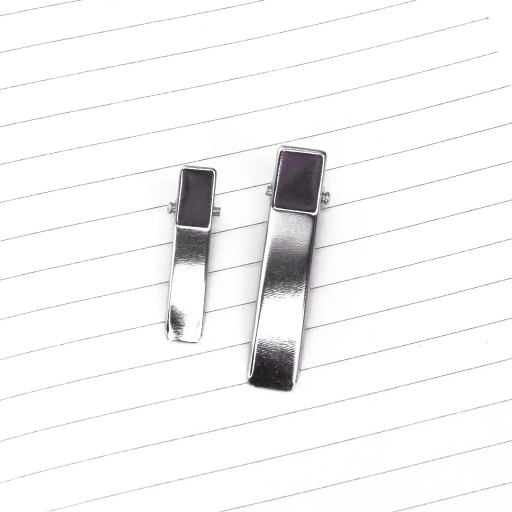 50pcs Small  Hair Clip Prong  Bow Alligator Clips 35mm