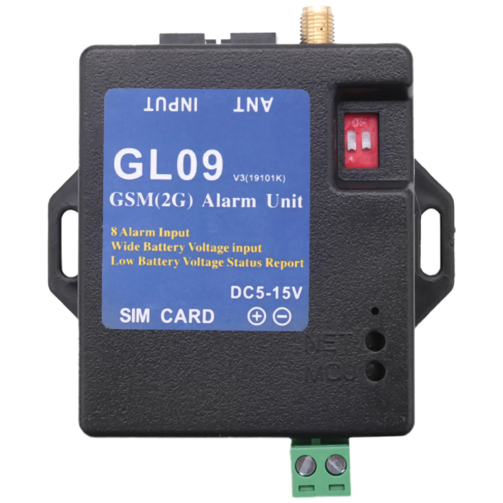 GL09 8 Channel Battery Operated App Control GSM Alarm Systems SMS Alert Security System 2019