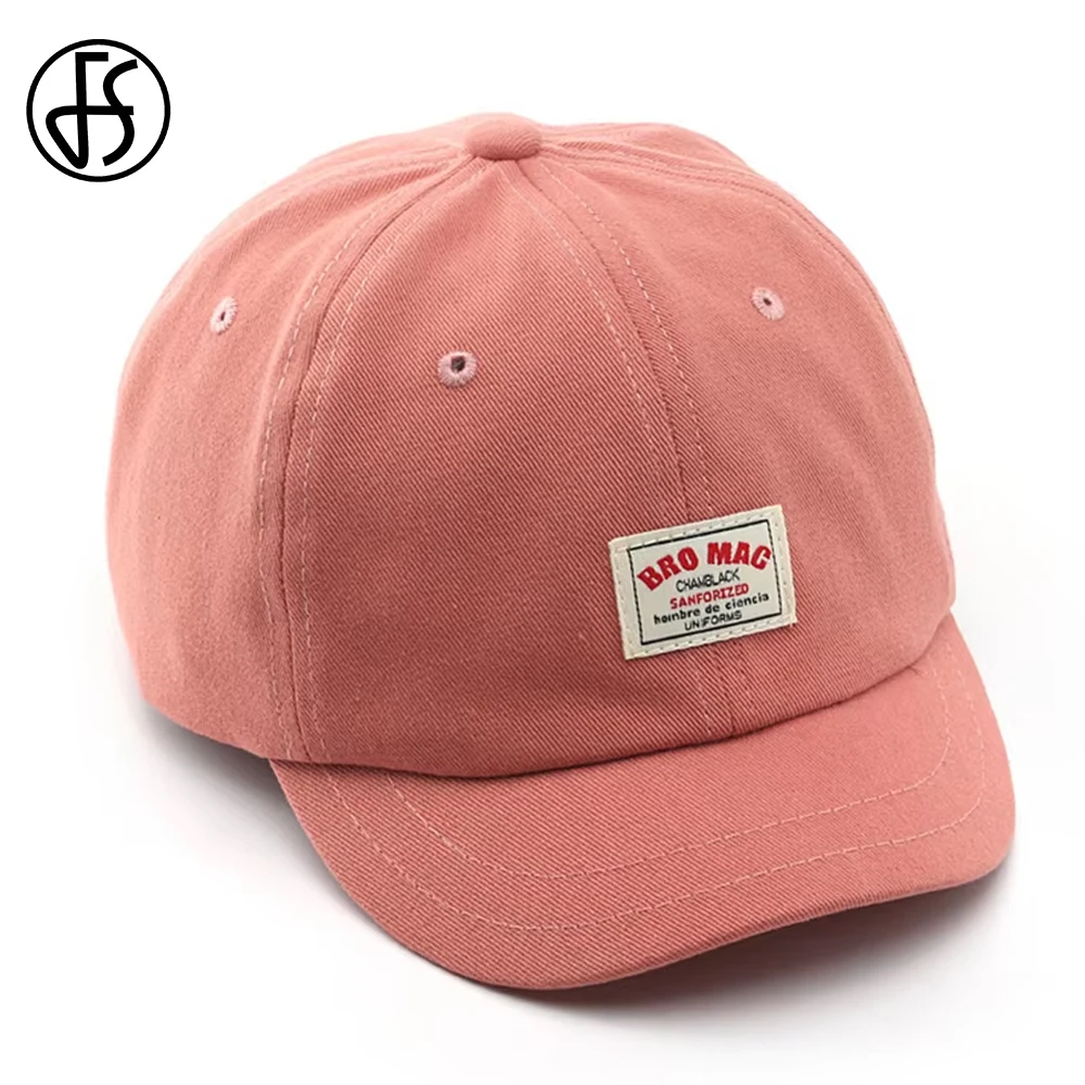 

FS Ретро бейсболка с короткими полями для мужчин и женщин, красная, желтая брендовая шляпа для папы, стильная уличная кепка в стиле хип-хоп Gorras Hombre 2025