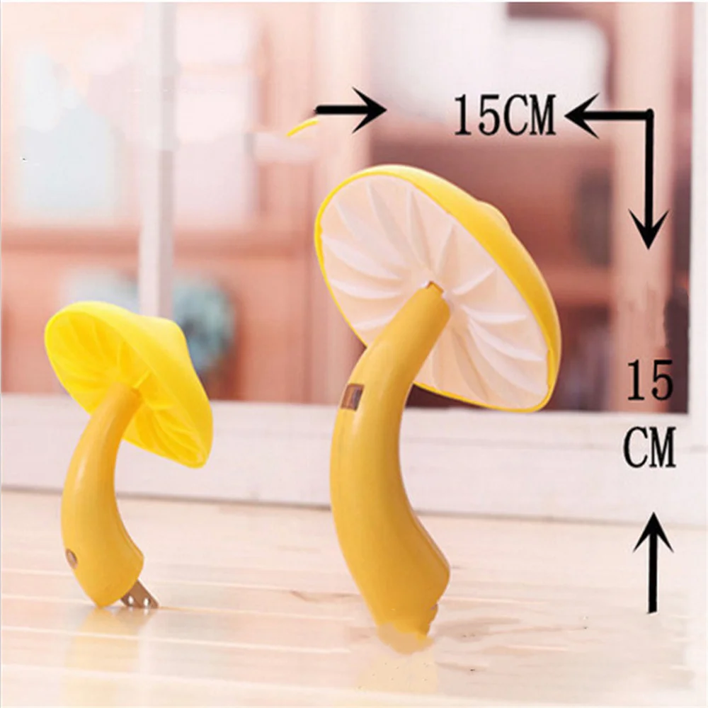 Light-Controlled Night Light Yellow Led Light-Controlled Large Mushroom Light With Remote Control Adjustable Light Brightness