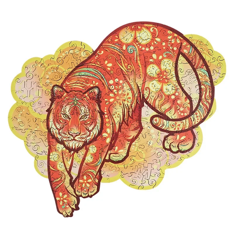 

Fu Hu Linmen Puzzle Special-shaped Irregular Creative Novelty New Year's Spring Festival Gift Ornament