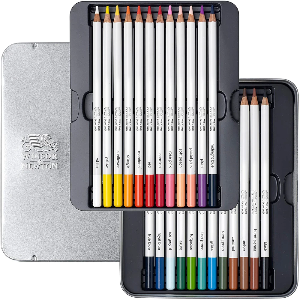 Winsor & Newton Watercolor Pencils 12/24/25/48 colors  Artist Pencils