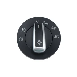 For VW Golf MK 5 6 Plus Jetta 3 Touran Tiguan Caddy Passat B6 CC RABBIT 5ND941431B 5ND941431B Chrome Headlight Fog Lamp Switch