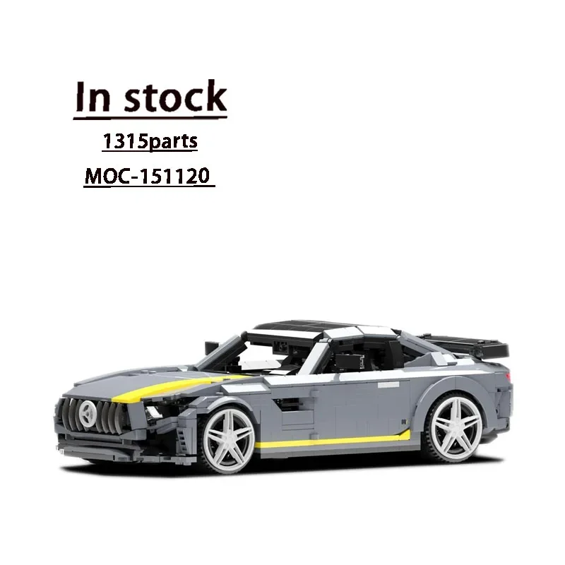 

MOC-151120 Новый суперкар GTR, гоночный строительный блок, модель • 1315 деталей MOC, креативные строительные блоки на день рождения для мальчиков, игрушка в подарок