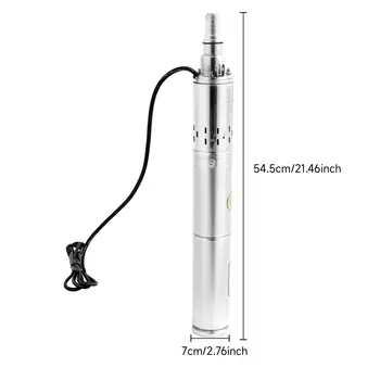 太陽能水泵 24V 370W 潛水深井泵 不銹鋼材質 適用於村莊、家庭、農場、露營車 10 最佳銷售 水井泵 - №9