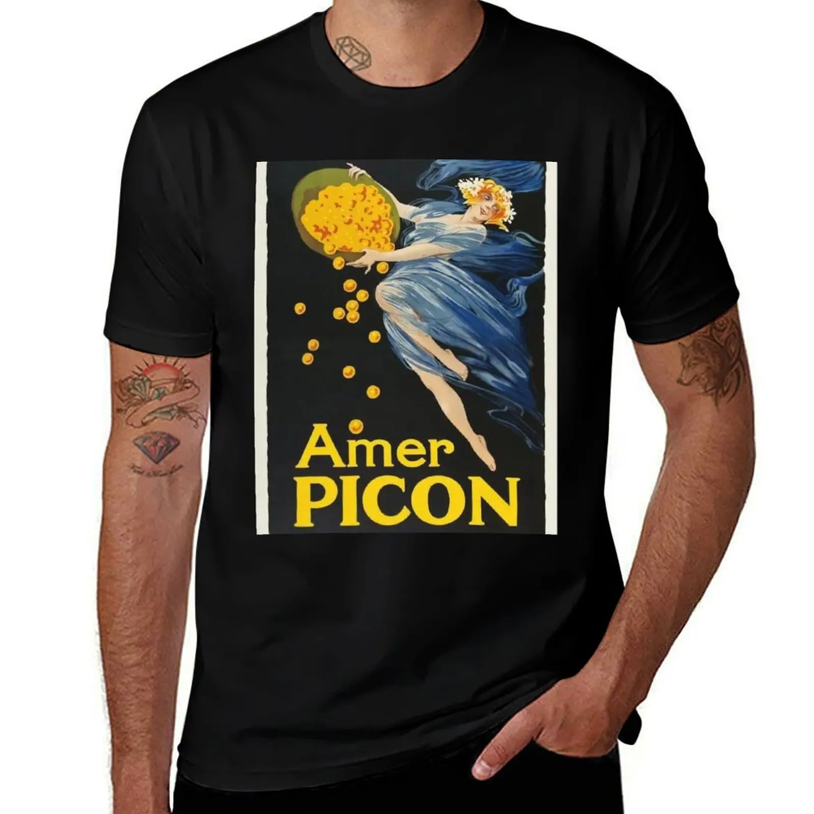 

Vintage pub - Picon aperitif T-Shirt Casual Loose Daily Wear T-Shirt
