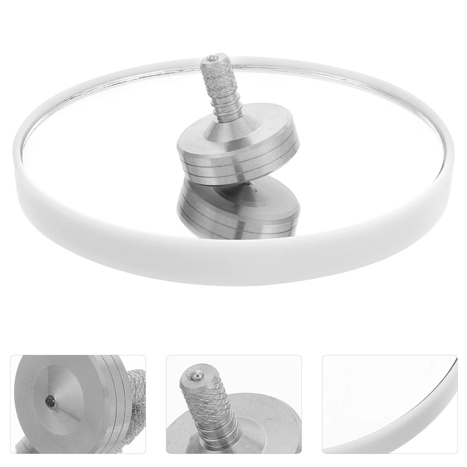 Tol Metalen Gyro Bureau Fidget Tool voor Kinderen Volwassenen Concentratie Kantoor Thuisgebruik Roterende Balans Spel Party Favor