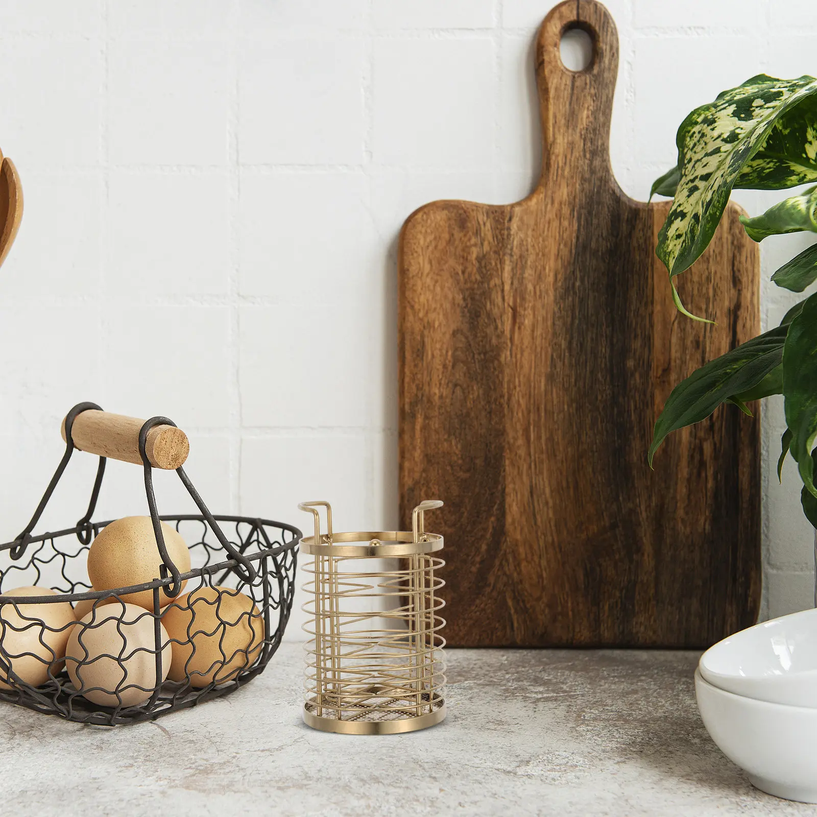 ที่วางอุปกรณ์ครัวแบบหมุนได้ สแ - Kitchen Utensil Holder บทวิจารณ์และราคา