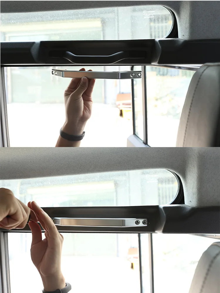 For Land Rover Defender 90 110 2004-18 Aluminum Alloy Car Door Inner Door Bowl Door Handle Decoration Replacement Accessories