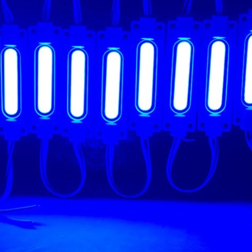 COB LED Module String Light met Lens DC12V 6LED Waterdicht voor Outdoor Reclame Teken Winkel Banner LED Module Strip Lamp