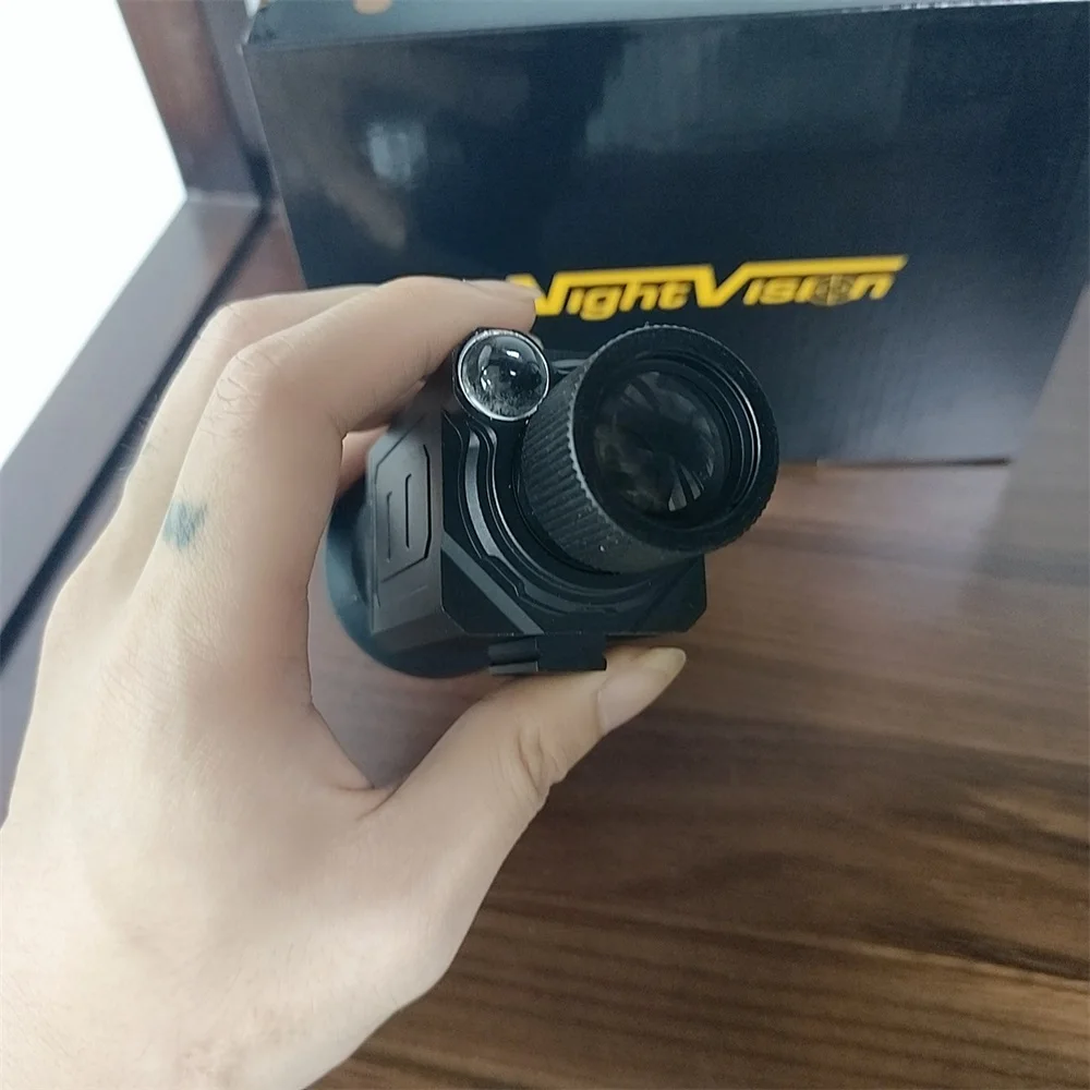 NV006S Teleskop Taktis Terpasang Di Kepala Helm Kamera Teleskop Monokuler Monokuler Penglihatan Malam Inframerah untuk Berburu