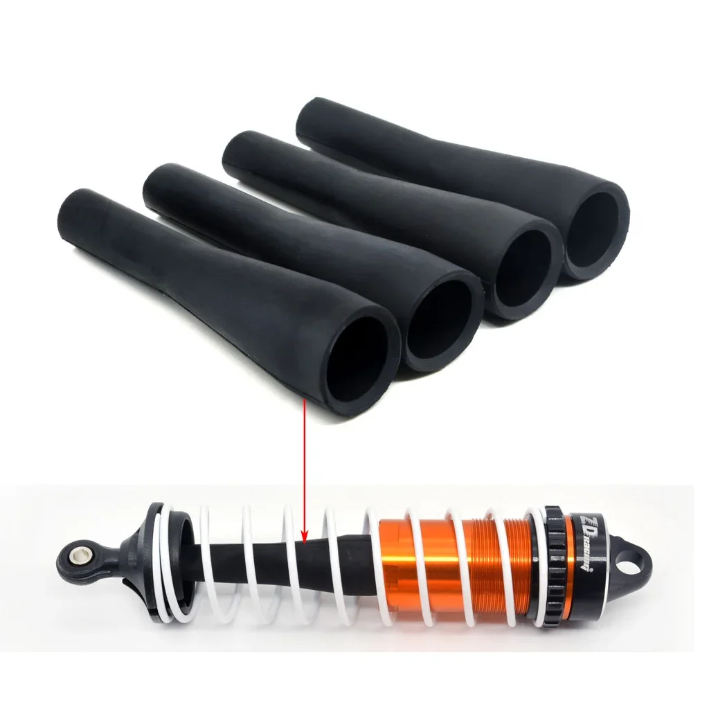 4Pcs/Set Shock Absorber Dust-proof Sleeve Shock Absorption Guard Cover for ZD Racing 1/7 MX-07 RC Car Original Parts #8705