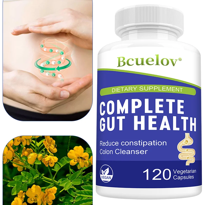 

Gut Health Supplement Capsules with Ginger, Dandelion, Licorice Root, Clears Heat and Detoxifies, Regulates Immunity