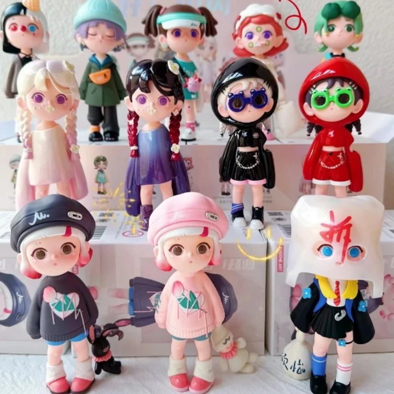 

Genuine Kawaii Winkyee Hello Glitter Series Blind Box Anime Figure Desktop Ornaments Collectible Cartoon Decor Surprise Kid Gift