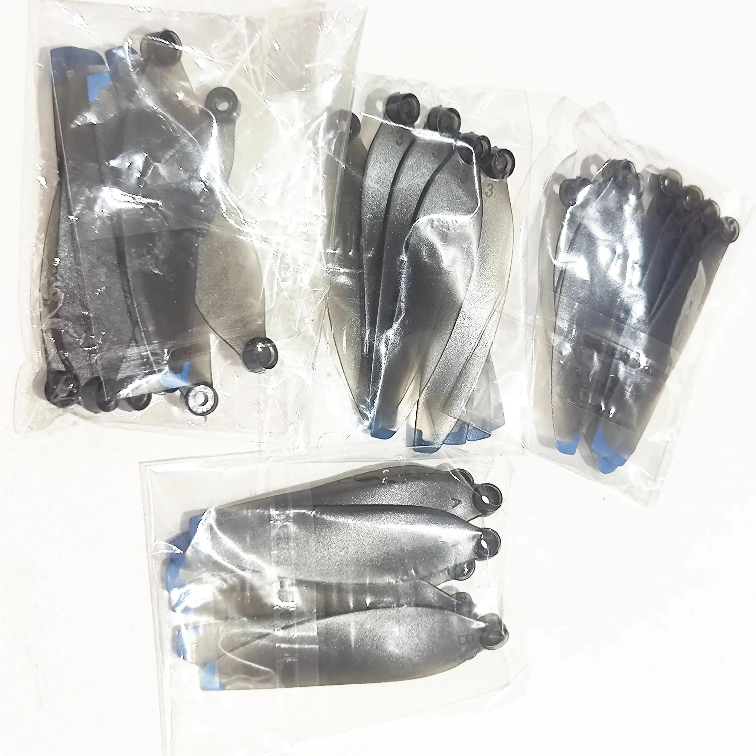 S160 Bruhless Motor Foldable Drone Four-axis RC Quadcopter Spare Parts Maple Leaf Wngs Blade Props Fan Propellers 32PCS(4 Sets)