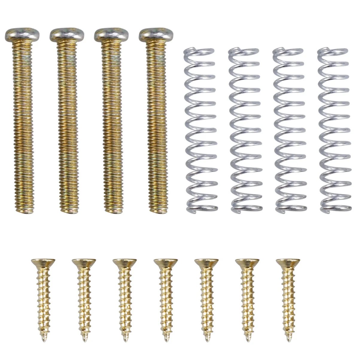 

Screws Electric Guitar Set Pickup Mounting Springs Humbucker 3mm for ES Golden