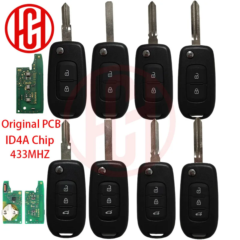 

Original PCB 4A Chip 433MHz N5F-PFK1A Car Remote Key 3248A-RFK1A Or PCB For Renault Logan Duster Sandero Oroch
