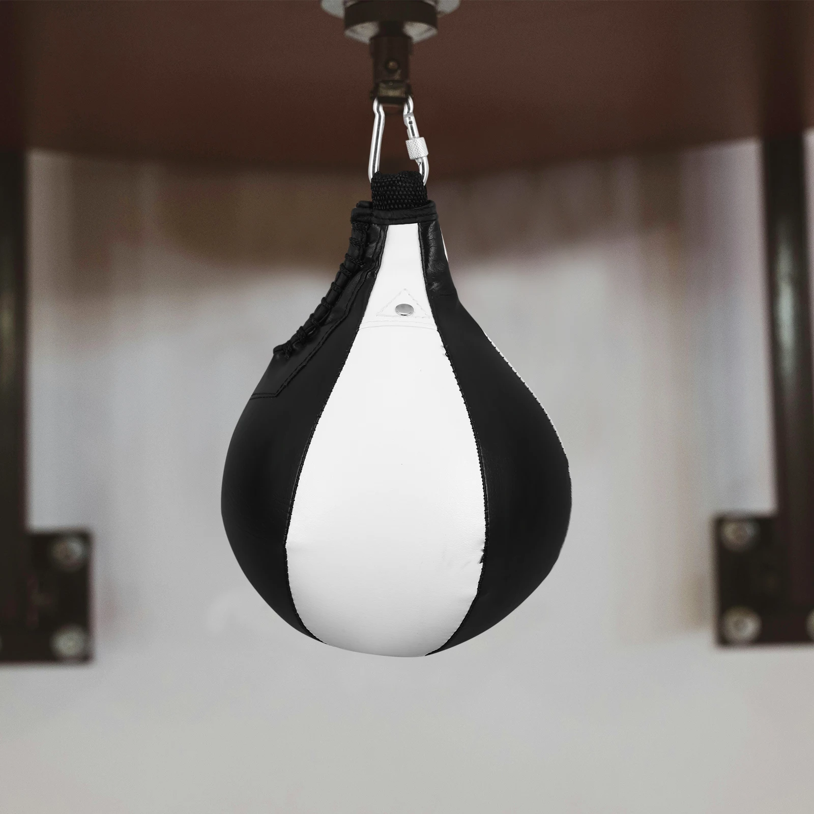 

1PC Hanging Boxing Ball Speed Bag Durable PU Material Pear Shaped Punching Bag Wall Mount Home Gym Workout Adults Kids Fitness