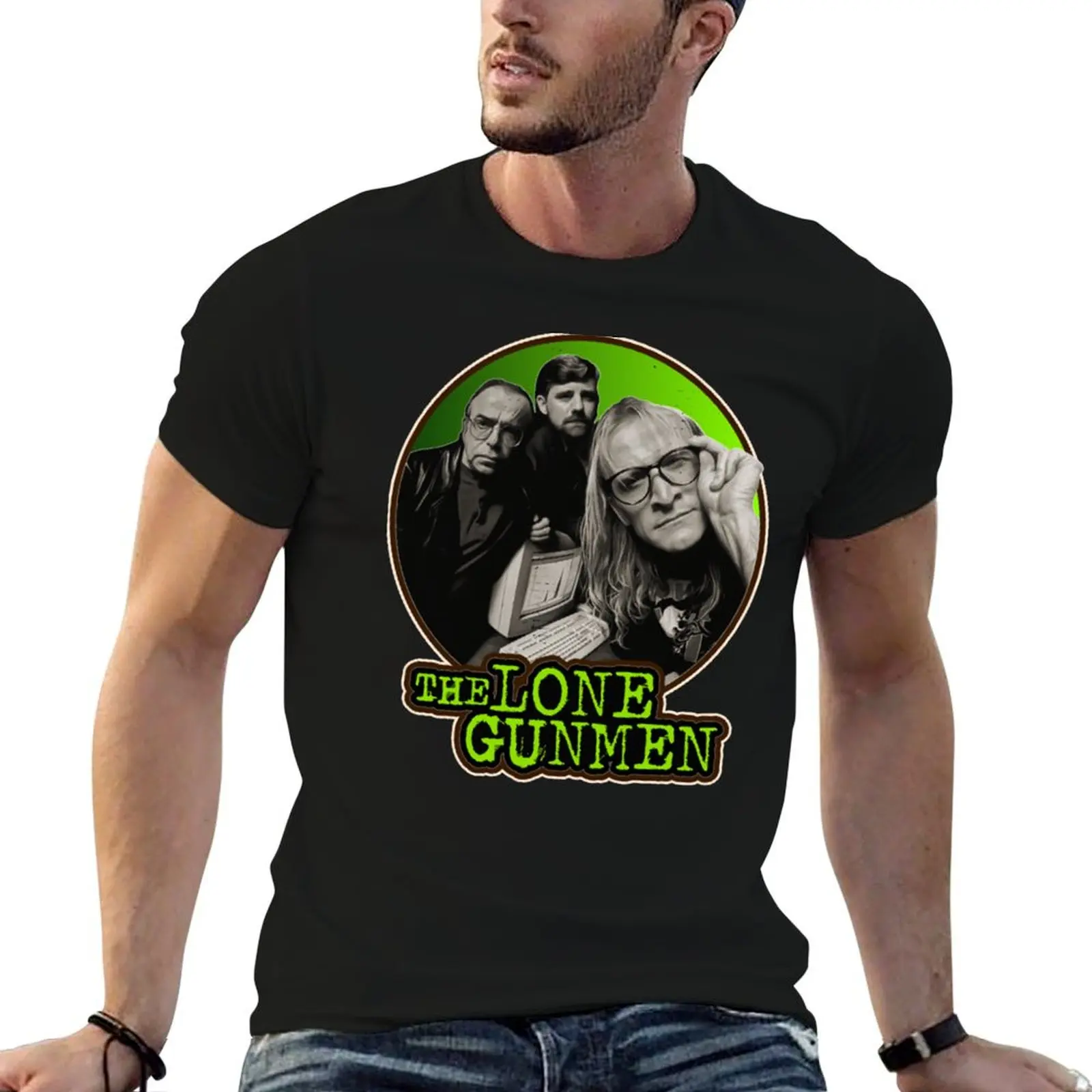 

The Lone Gunmen T-Shirt man t shirt summer man tshirt t shirt for man 100 percent cotton T-Shirt