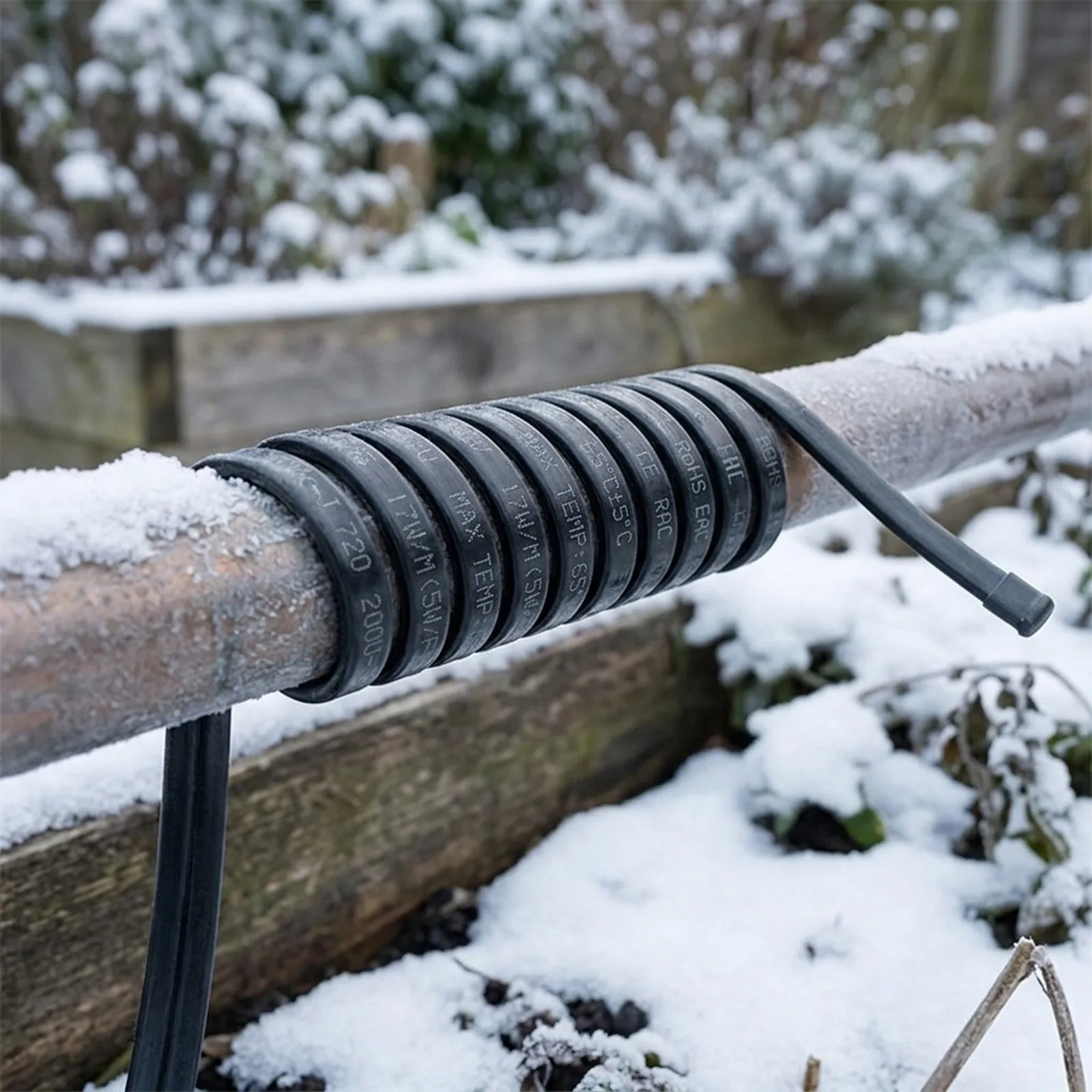 Self Regulating Heating Cable 220V for Water Pipe and Roof Snow Melting with for pe Insulation and for ptc Resistance Layer