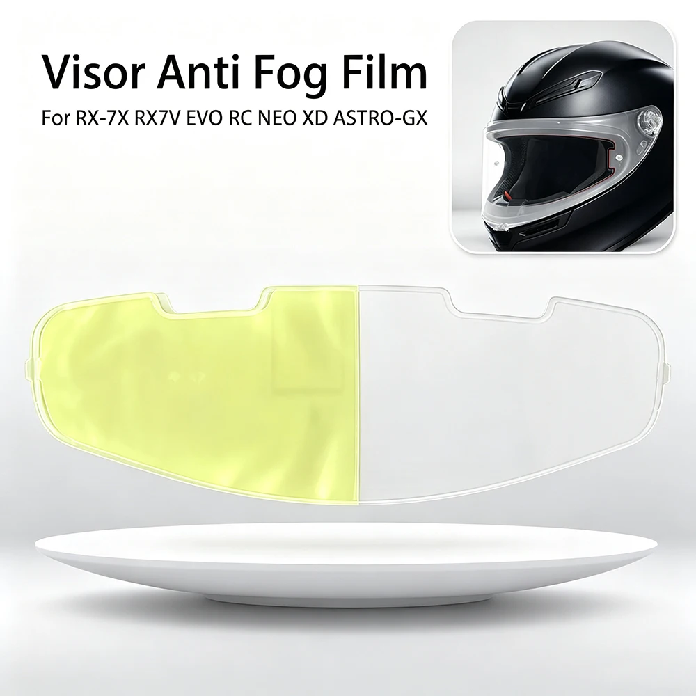 Anti-fog Sticker For RX-7X RX7V EVO RC NEO XD ASTRO-GX Mtorcycle Helmet Visor Anti Fog Film Anti-fog Insert Sticker Accessories