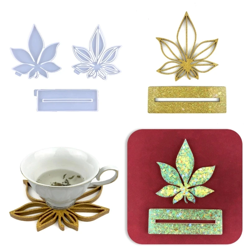 Maple Leaf Resin Mold Resin Coasters Mold Leaf Silicone Mold for Resin Casting,Wall Hanging Mold Leaf Ornaments Mold