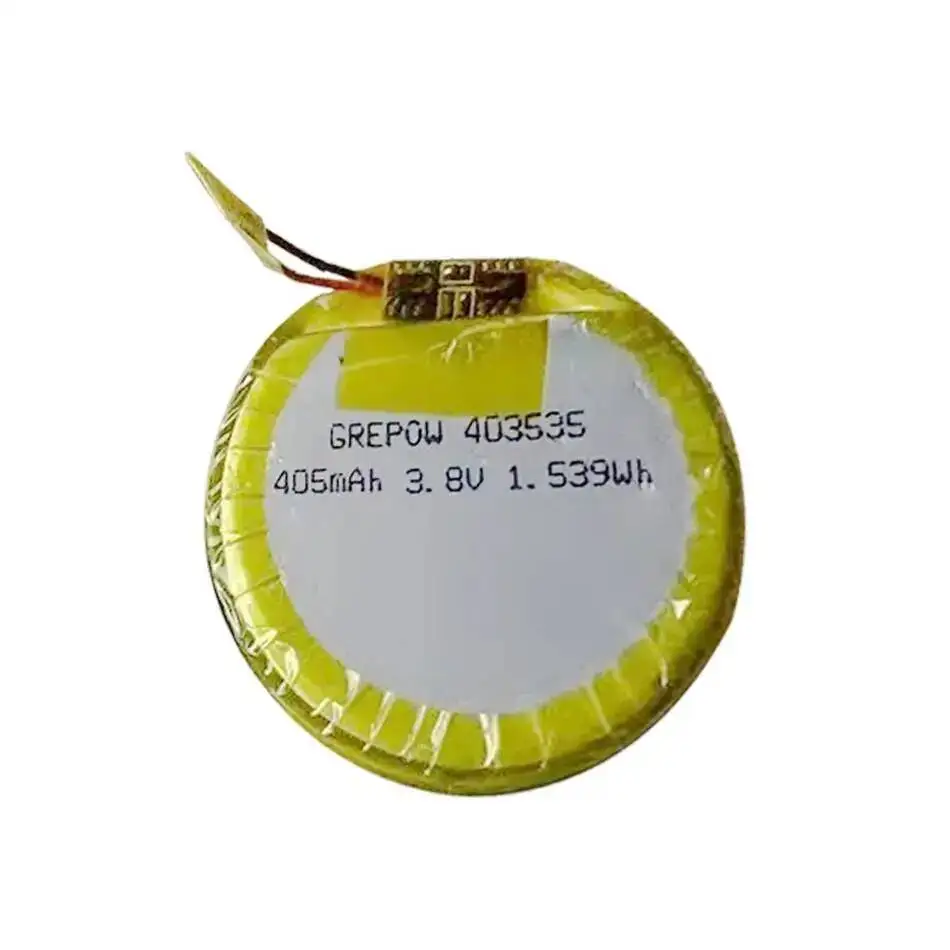Fit For 403535 R40350 Round Batteria Smart Watch Battery 405Mah 4035352 Line High-Capacity Long Lasting