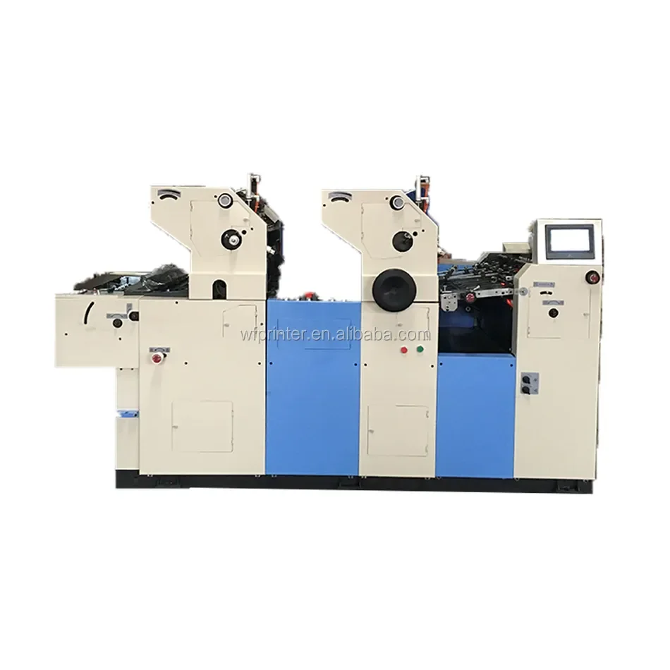 

HT256II Multi Colour Printing Two Colour Non Woven Offset Printing Machines Offset Printer Machine For Paper Cups