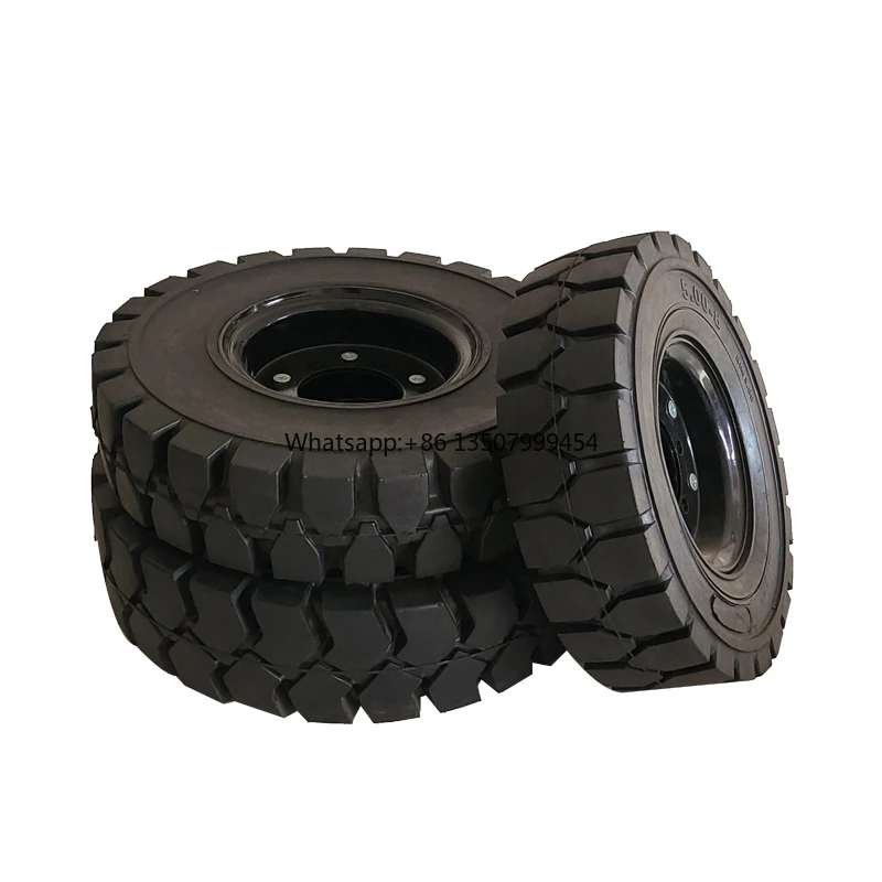 

Factory solid tire forklift 6.50-10 28*9-15 wear resistance