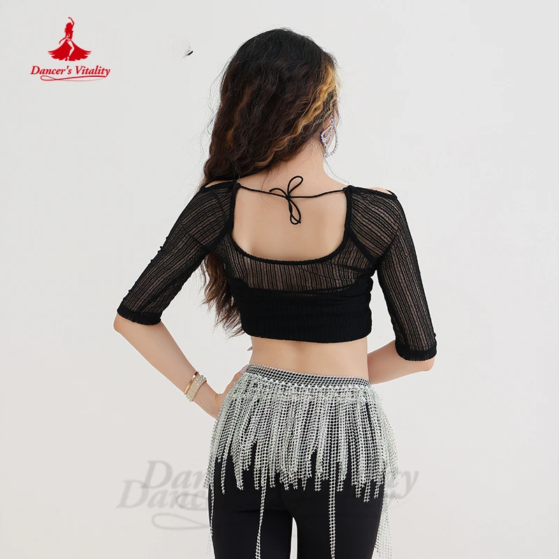 Belly Dance Training Clothes for Women Half Sleeves Top Girl's Training Clothes Oriental Belly Dancing Wear Clothing