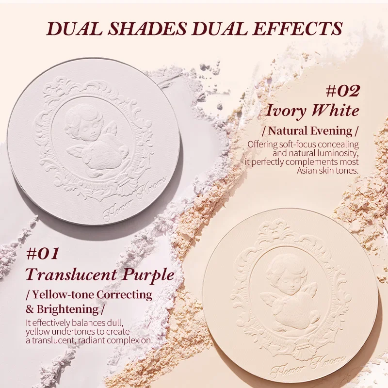 Flor sabe conjuntos de morango cupido cobertura completa fundação em pó compacto sólido perfume creme para as mãos presentes conjunto para mulher