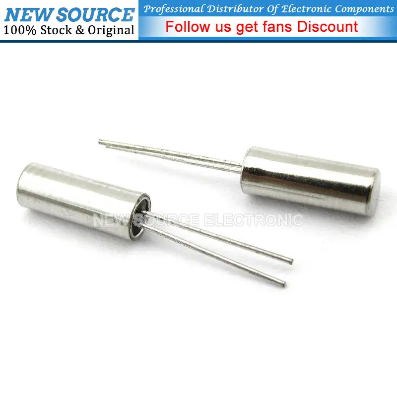 10PCS Crystal Oscillator 16M Cylindrical Type 3*8MM 16MHz Quartz Crystal Passivecrystal Oscillator