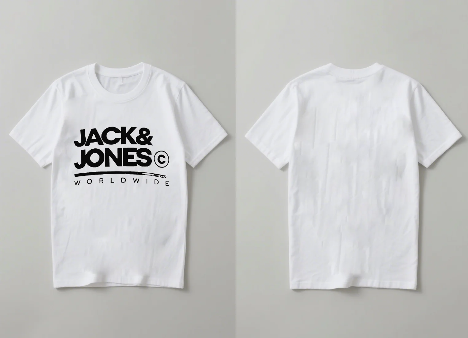 เสื้อยืดแขนสั้นพิมพ์ลายทั่วโลก แจ็คแอนด์โจนส์ รุ่นใหม่สุดฮิต ปี 2025 สไตล์ลำลอง ใส่ได้ทั้งชายและหญิง