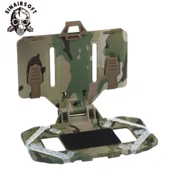 Tactical Folded Navigation Board Mobile Phone MOLLE Holder Nav Board Flip Lite Cellphone Gear Holster Airsoft Vest Accessories