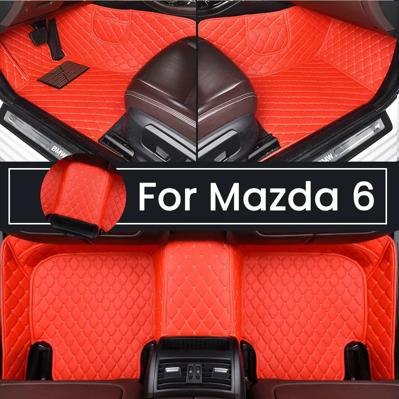 Car Floor Mats For Mazda 6 2006 2007 2008 2009 2010 2011 2012 2013 2014 2015 2016 2017 Auto Foot Pads Interior Accessories