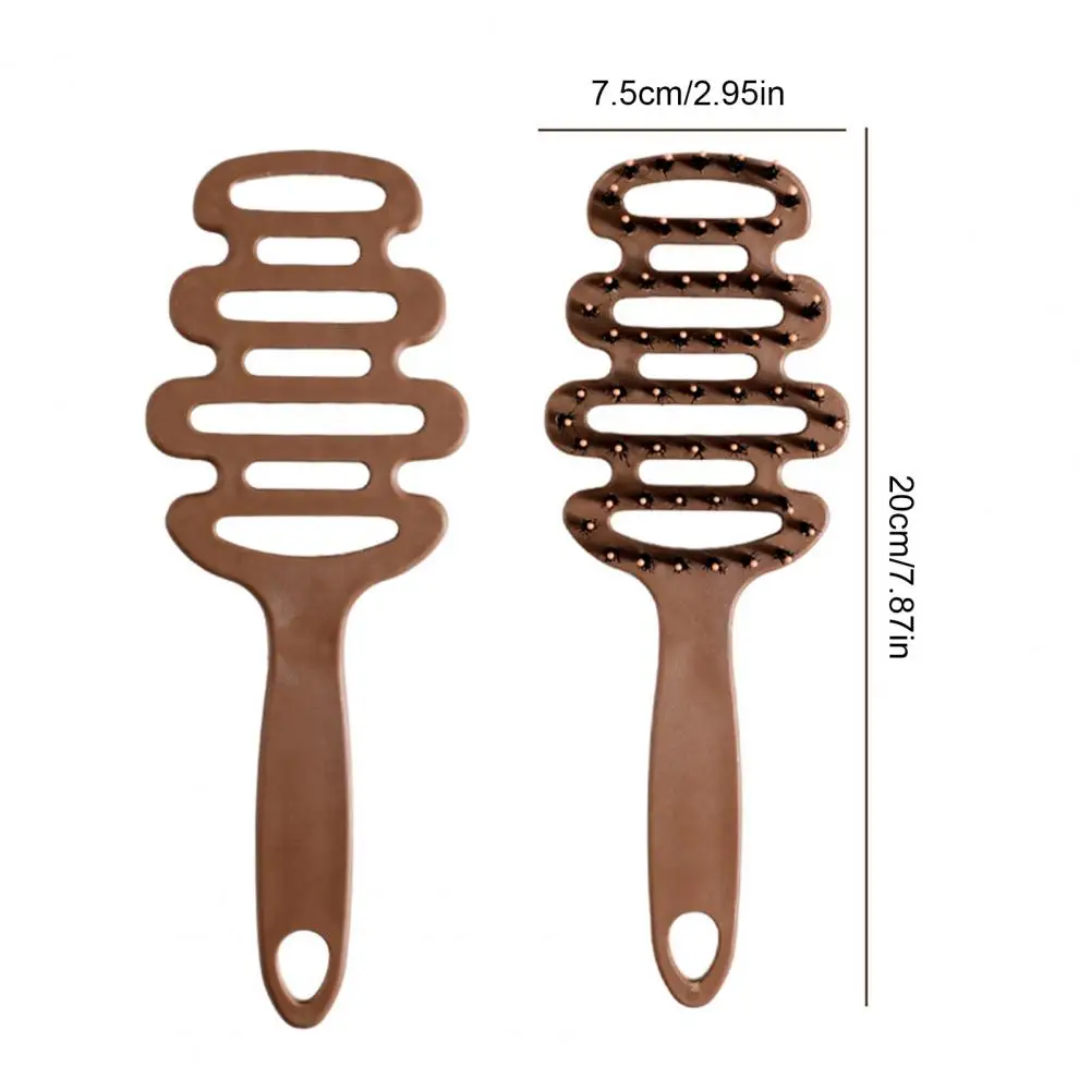 

1/2/3Pcs Boar Bristle Hair Care Comb 20cm Reduces Frizz Static Scalp Massage Brush Scalp Nourishing for Volume Scalp Hair Comb