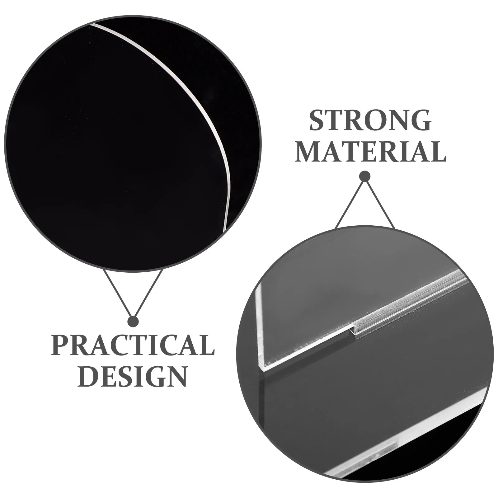 

6Pcs Table Number Signs Acrylic Blank Decorative Wedding Table Sign Stands for Reception Party Banquet Wedding Acrylic Signs