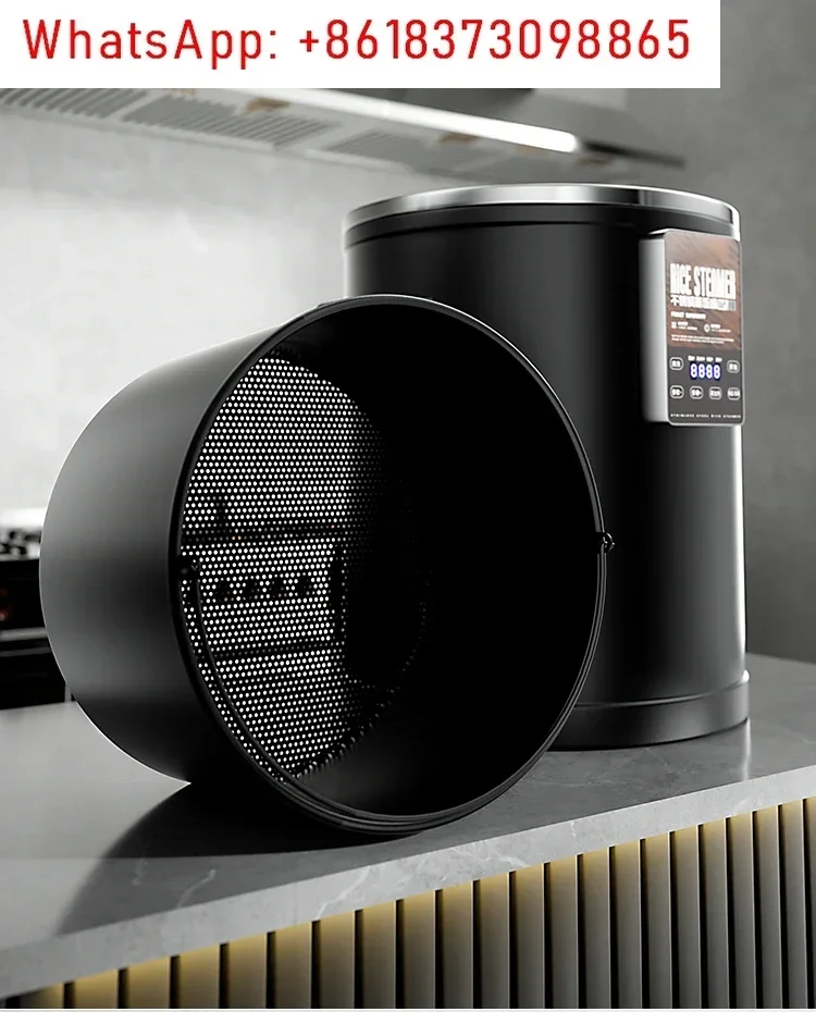 Intelligent Steamed Rice Bucket 304 Large Capacity Cooking Bucket Canteen Steamed Rice Pot Restaurant Cooking Rice Cooker