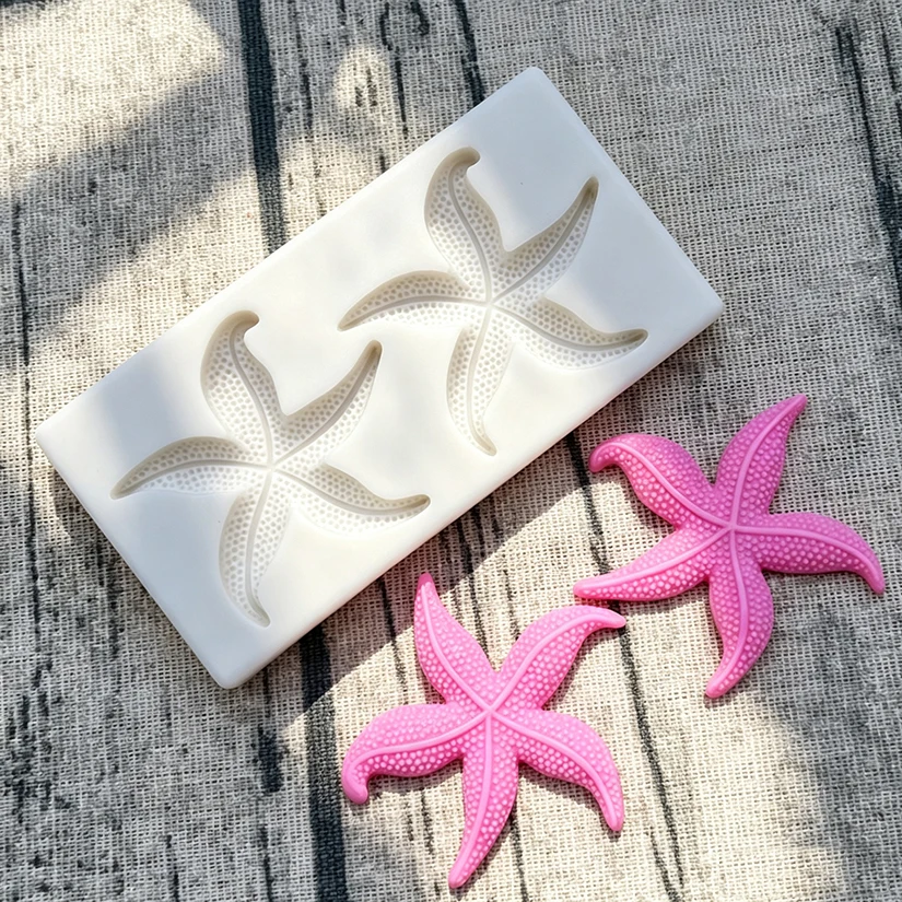 Seestern Silikonform Sugarcraft Schokolade Cupcake Backform Fondant Kuchen Dekorieren Werkzeuge