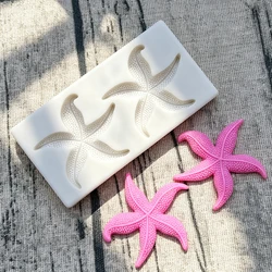Starfish Silicone Mold Sugarcraft Chocolate Cupcake Baking Mold Fondant Cake Decorating Tools