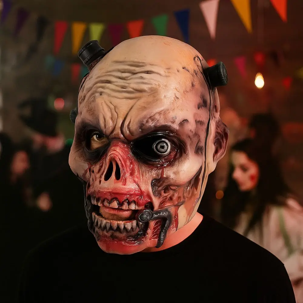 

Costume Accessory Realistic Scary Zombie Mask Funny 3D Stereo Demon Grim Reaper Mask Novelty Demon Face Cover Dress Up Props