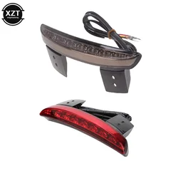 NEW Red LED Brake Tail Light For Bike motorcycle Touring Sportster XL 883 1200 Cafe Racer Rear Fender Edge Taillight Accessory